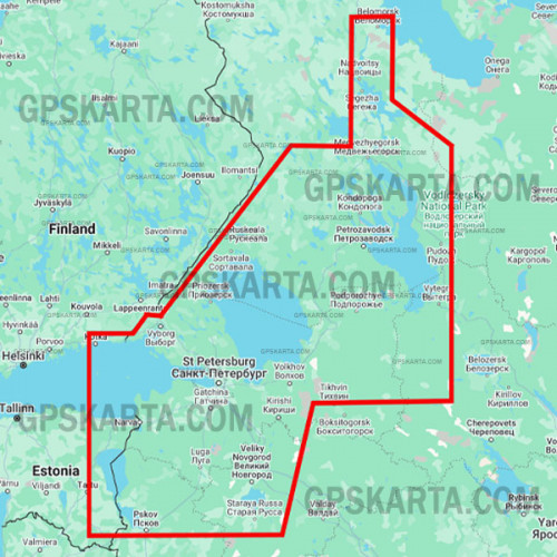 Озёра и реки Северо-запада карта глубин для Lowrance C-MAP MAX-N+ RS-Y-604