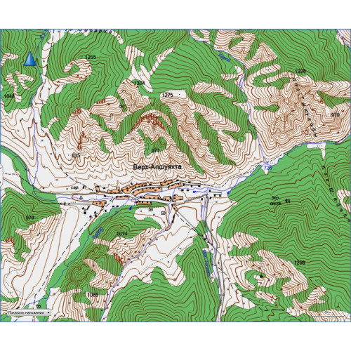 Алтай (Горно-Алтайск) топографическая карта для Garmin v2.0 (IMG)